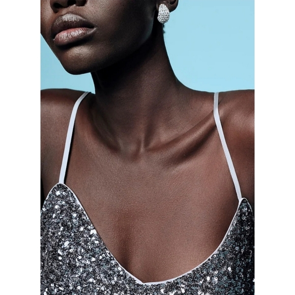 J.Crew Sequin Floor-Length Slip Dress - Picture 3 of 14